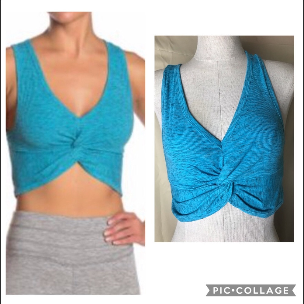 FREE PEOPLE New Moon Turquoise Twisted Crop Small